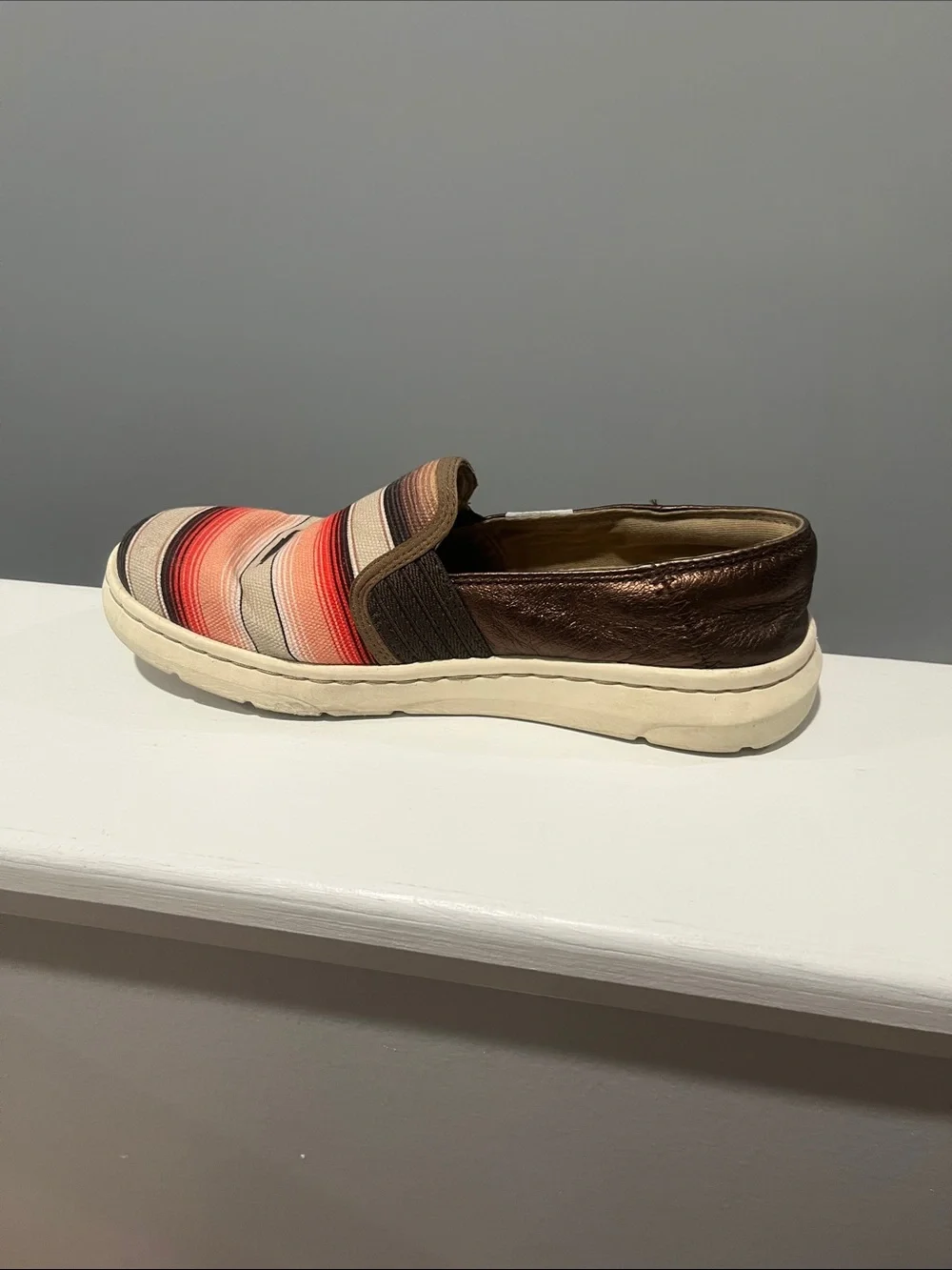 Ariat Ryder Women's 7 B 7B Western Aztec Slip On Shoes in Multicolor Serape